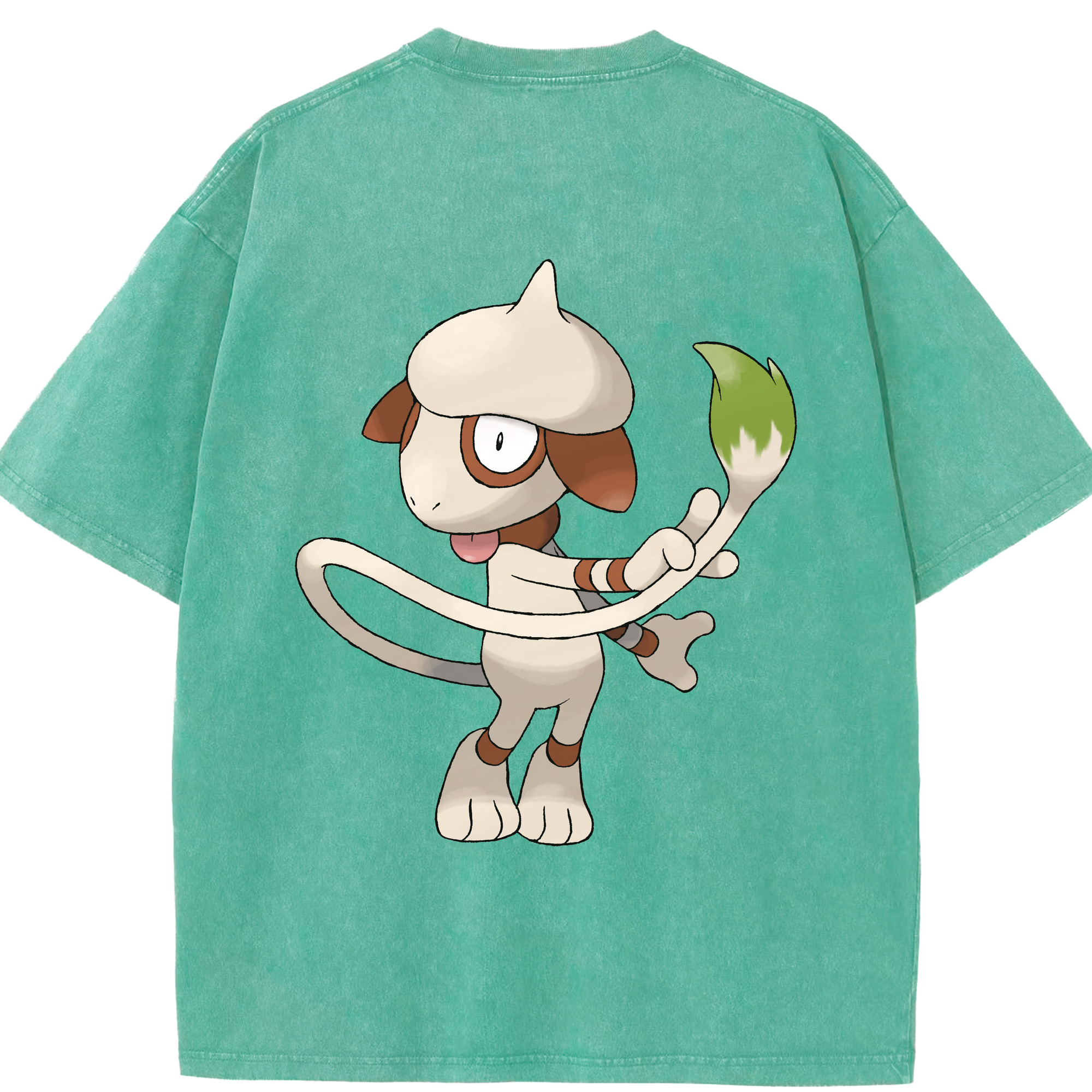 （画像用） ポケットモンスター Pokémon 綿100% ヴィンテージ風 半袖Tシャツ（背面プリント）
